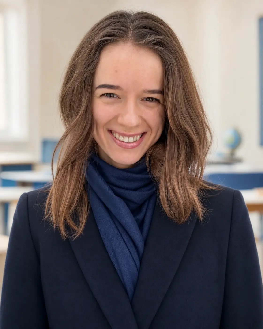 Olena Hrynevych, French teacher at LUkraine in Luxembourg