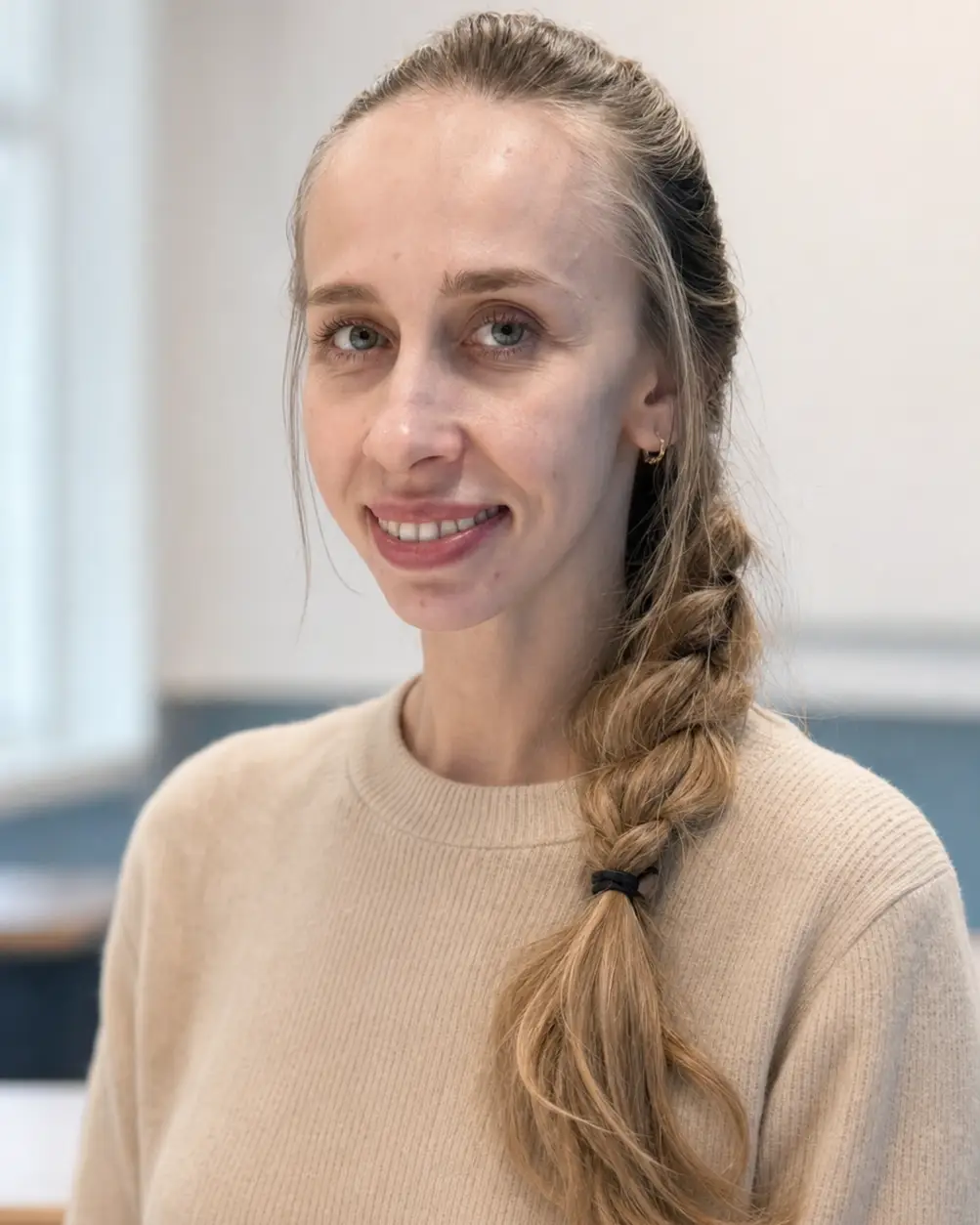 Olha Kashchin, German teacher at LUkraine in Luxembourg